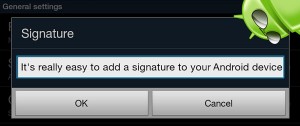 Adding Email Signature